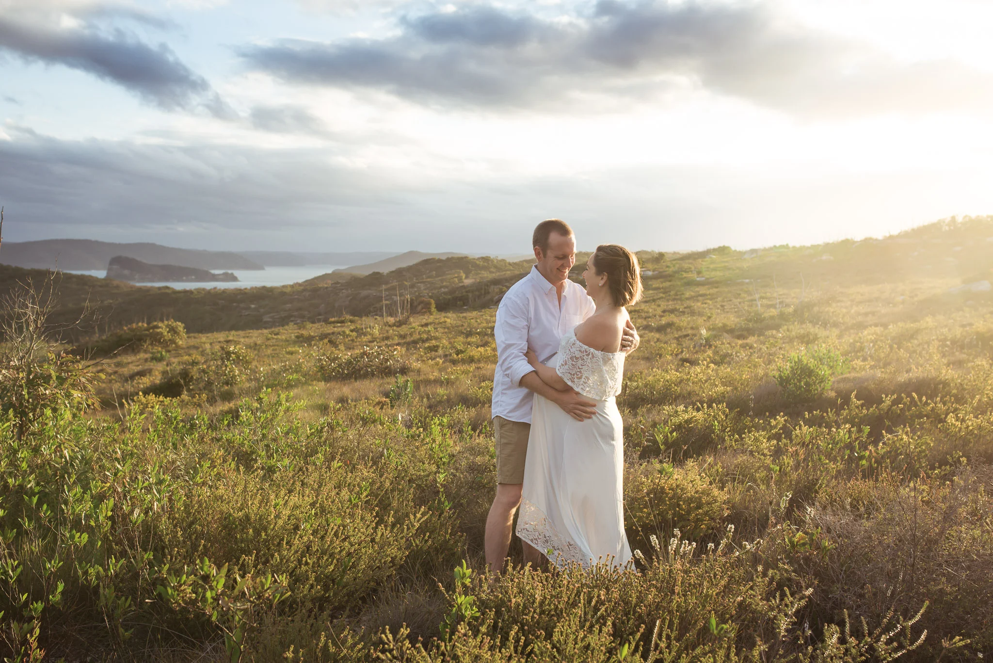 outdoor maternity session central coast