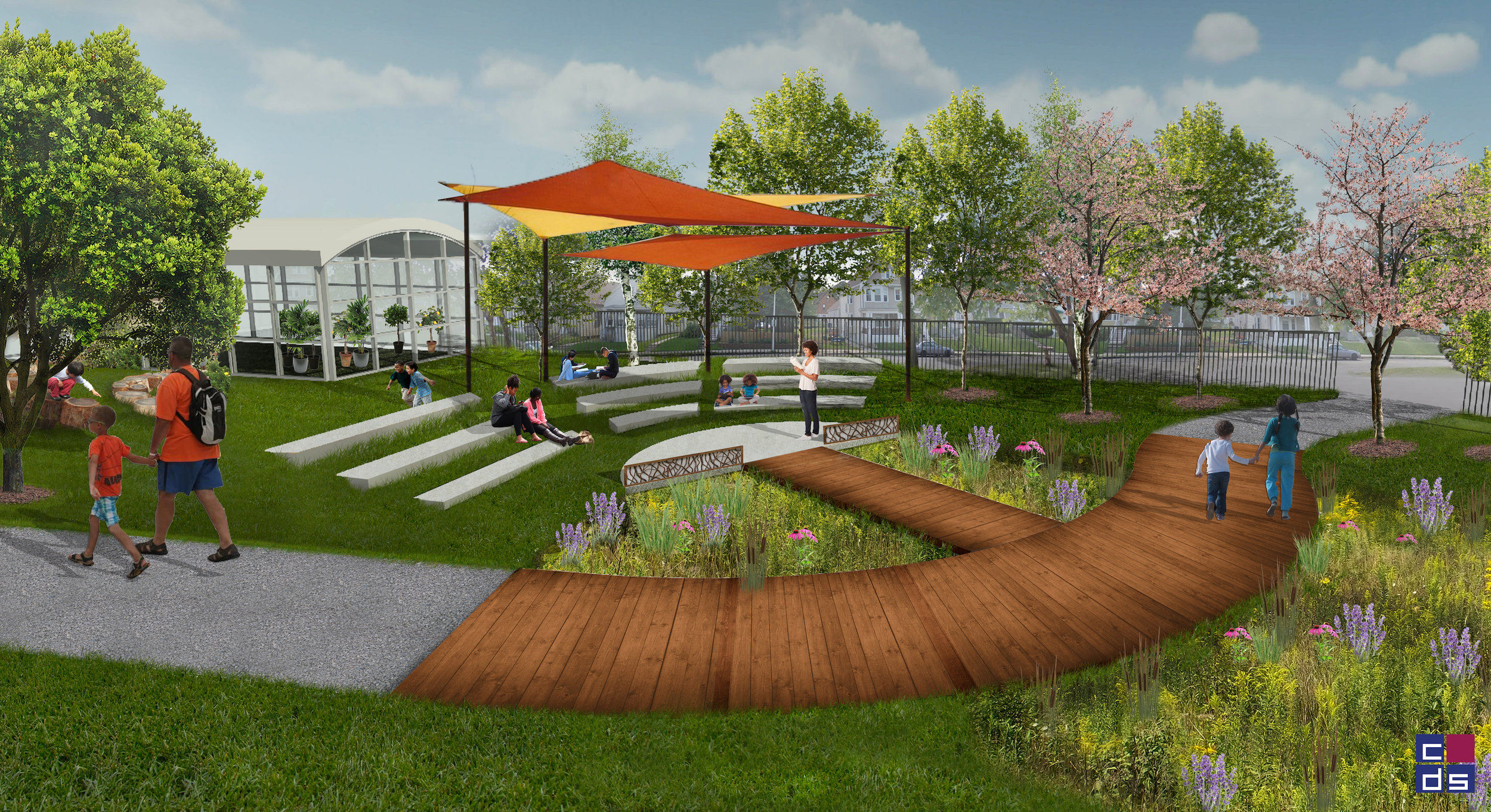 Bioswale Boardwalk