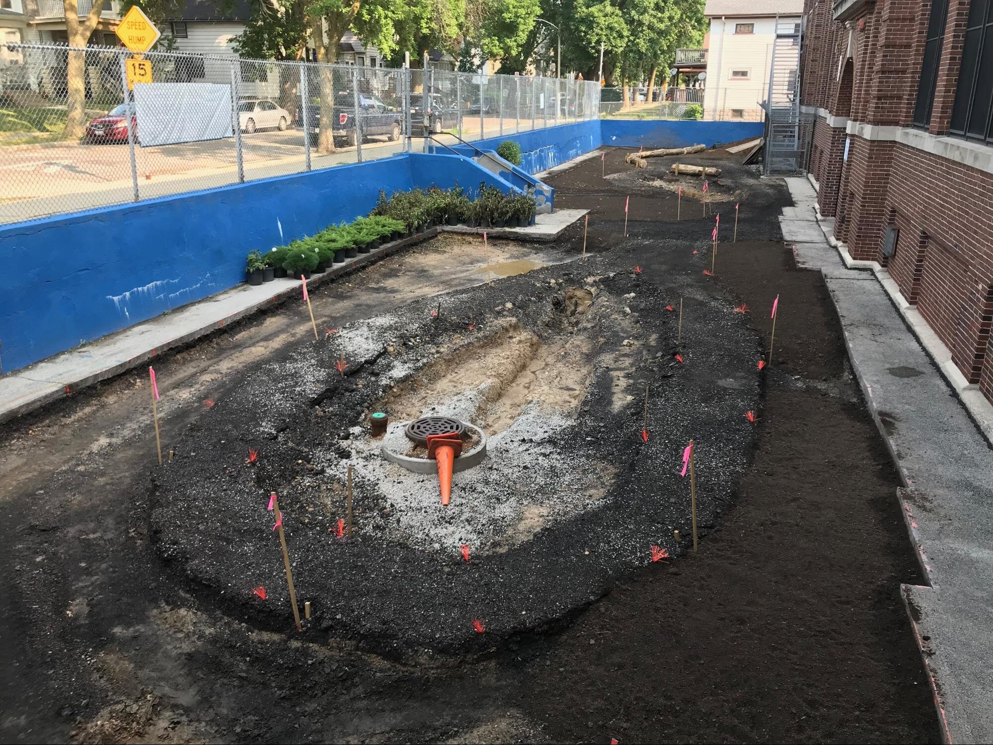 Beginnings of an outdoor classroom