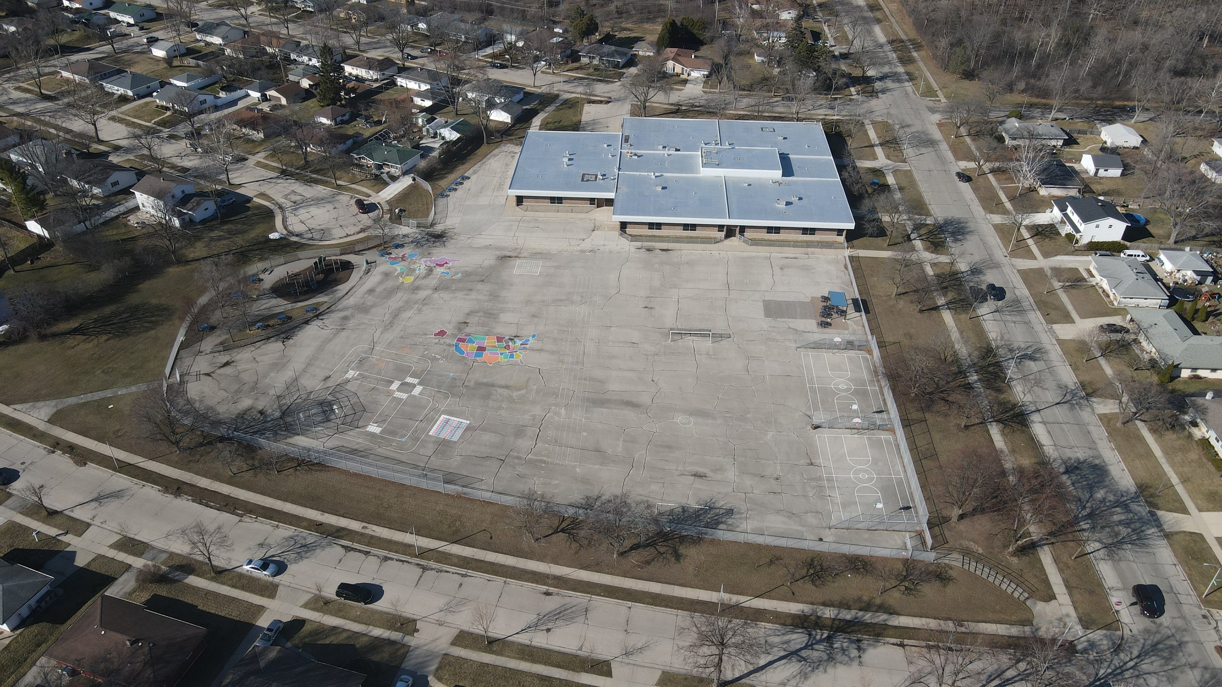 Stuart Schoolyard Before Construction