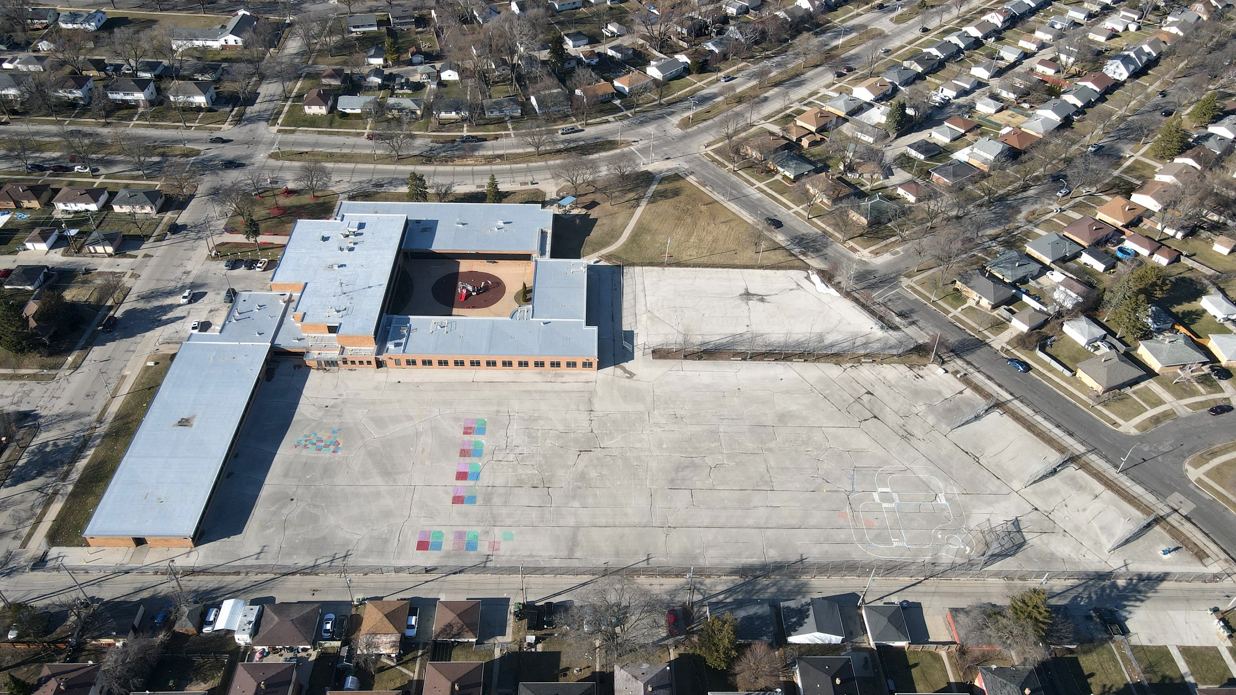 Grantosa Drive Schoolyard Before Construction