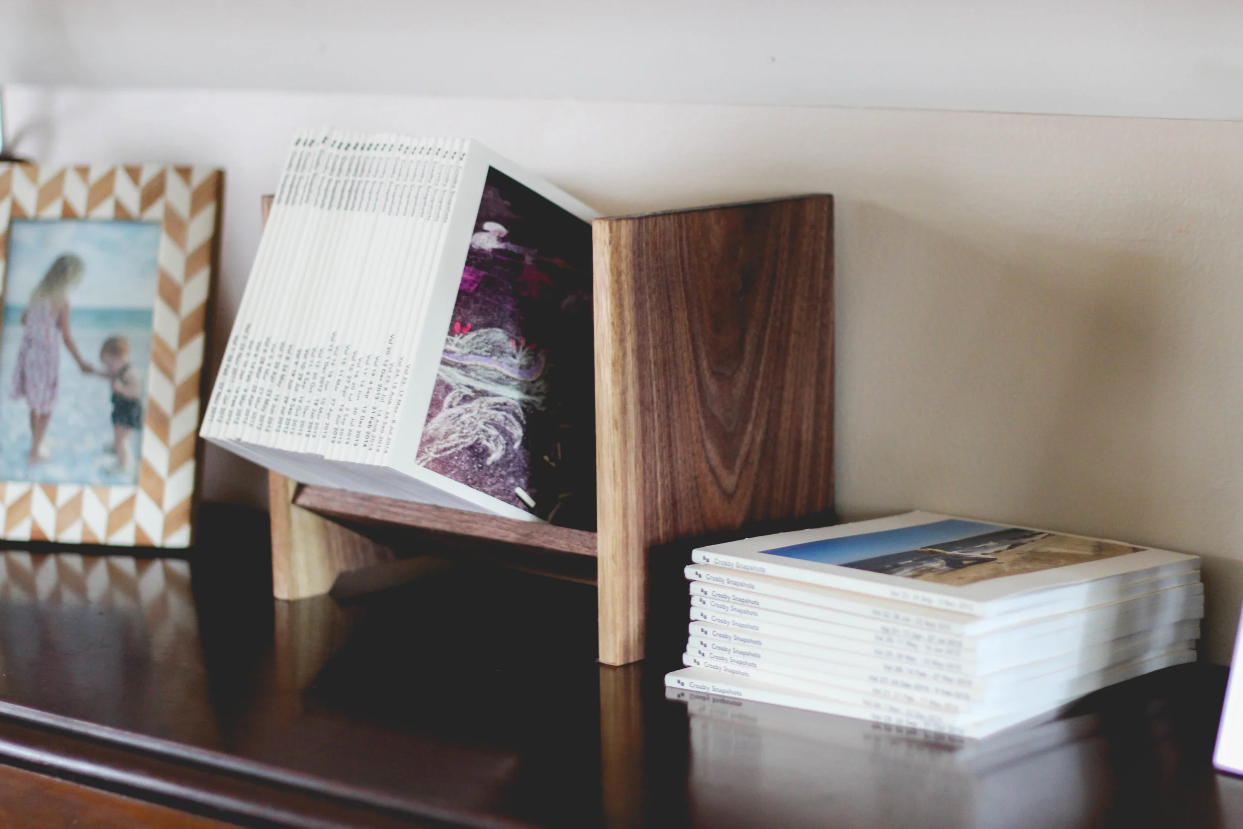 Book/photo album caddy