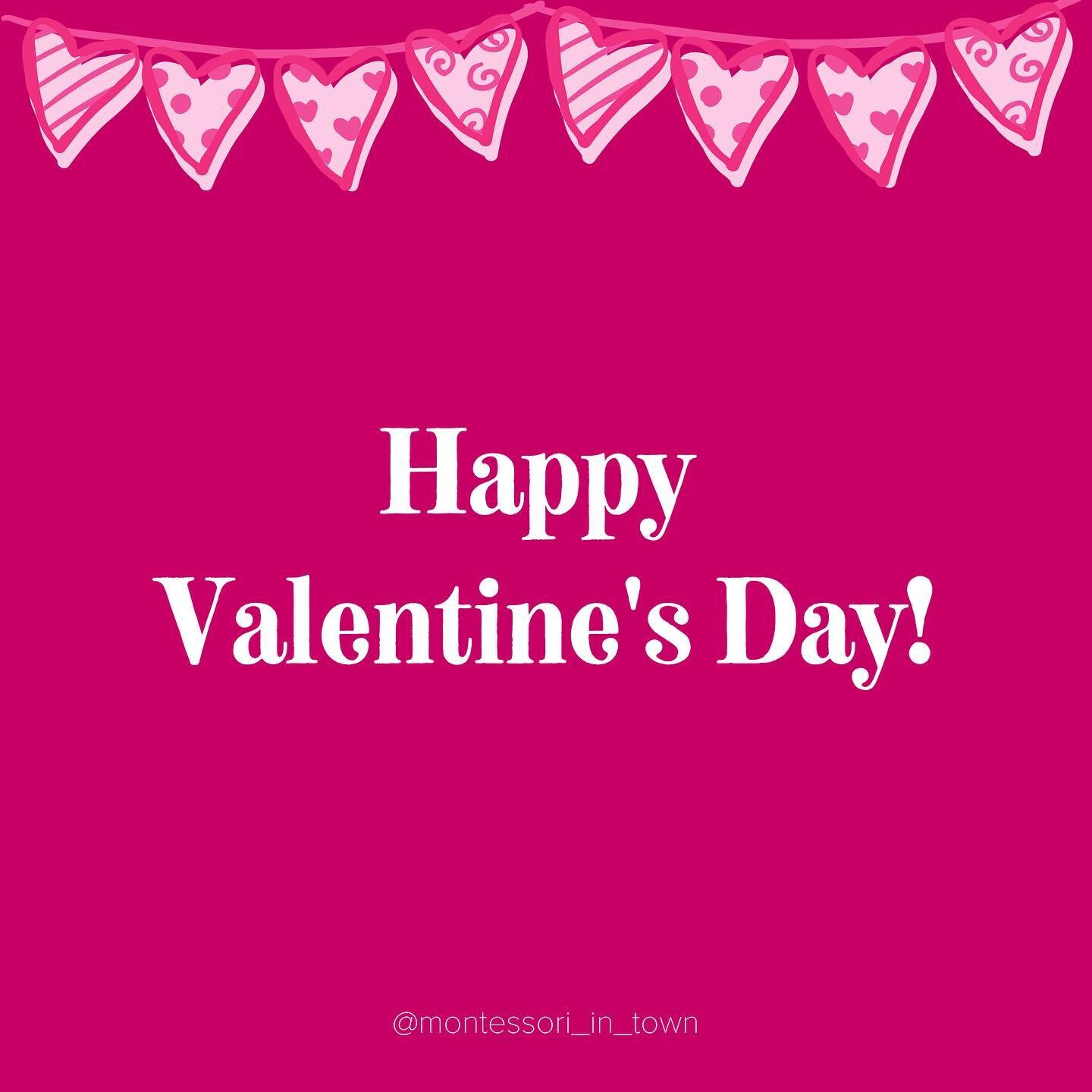 Happy (belated) Valentine&rsquo;s Day from all of us here at Montessori In Town! 💌⁣
⁣
Over the next few days, we&rsquo;ll be sharing special moments from Valentine&rsquo;s Days past, so stay tuned to view cherished MIT memories of this special day! 