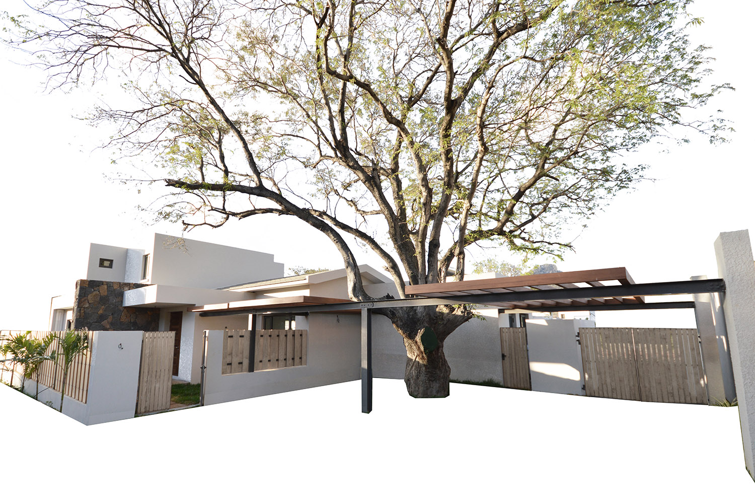 DOMAINE ST LOUIS | External Perspective of Entrance