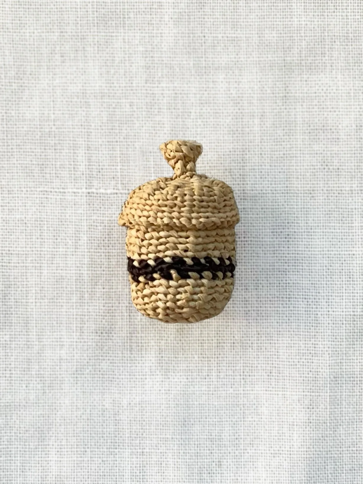 Raffia mini basket - 1cm x 2cm 