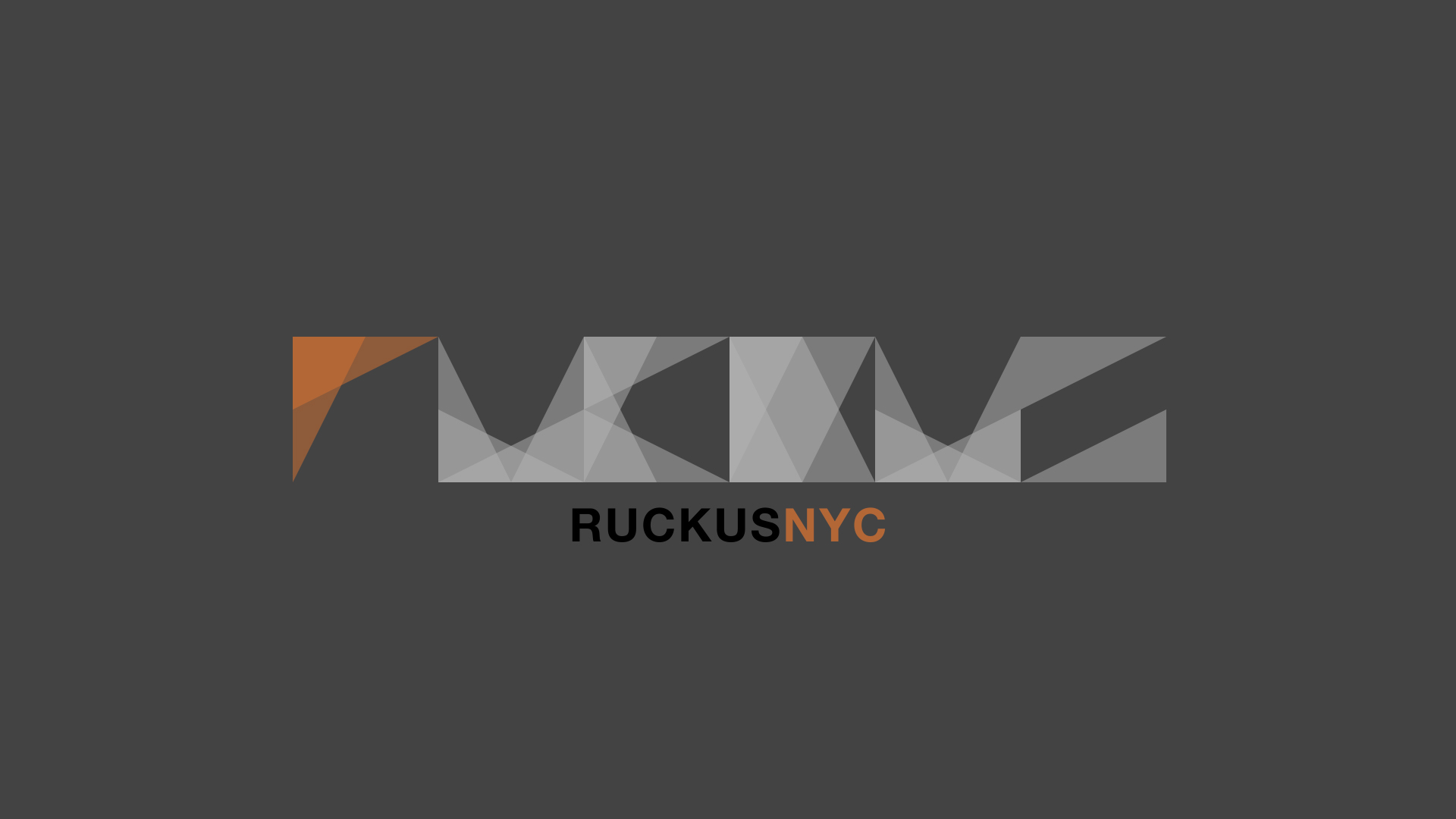 Ruckus Logo on Gray