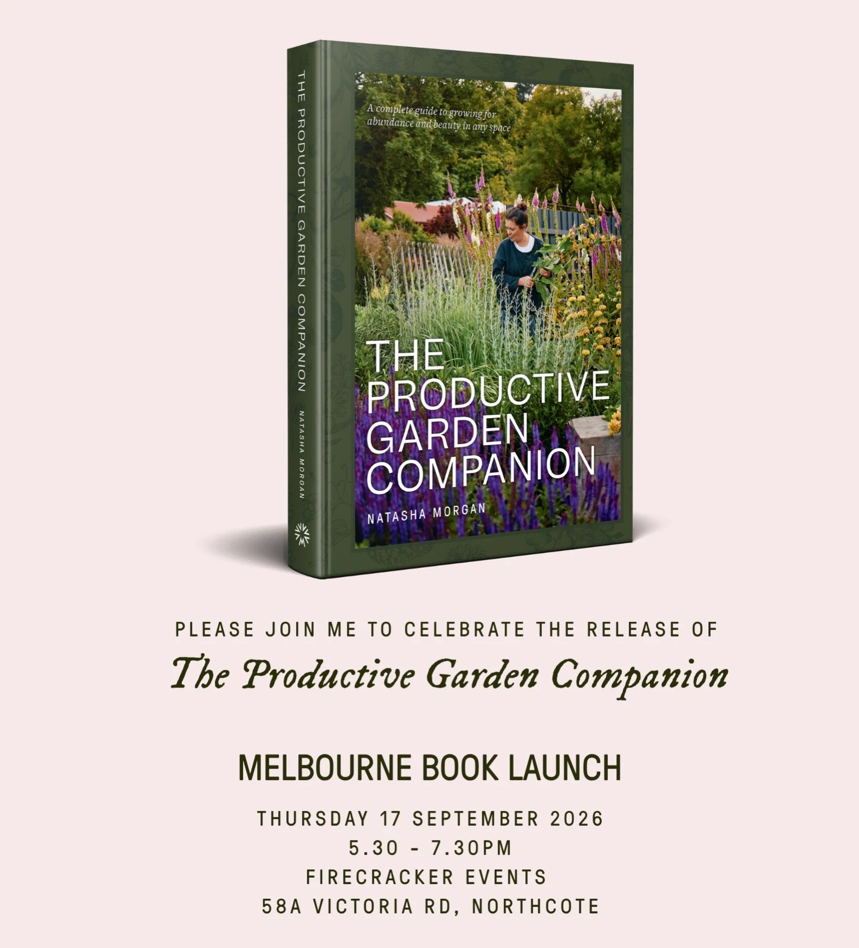 Tonight I&rsquo;ll stand in a room full of the people who have contributed to The Productive Garden Companion through its words, a life, and friendships - and hold it up this book amongst you all for the very first time.

I cannot wait  to be amongst