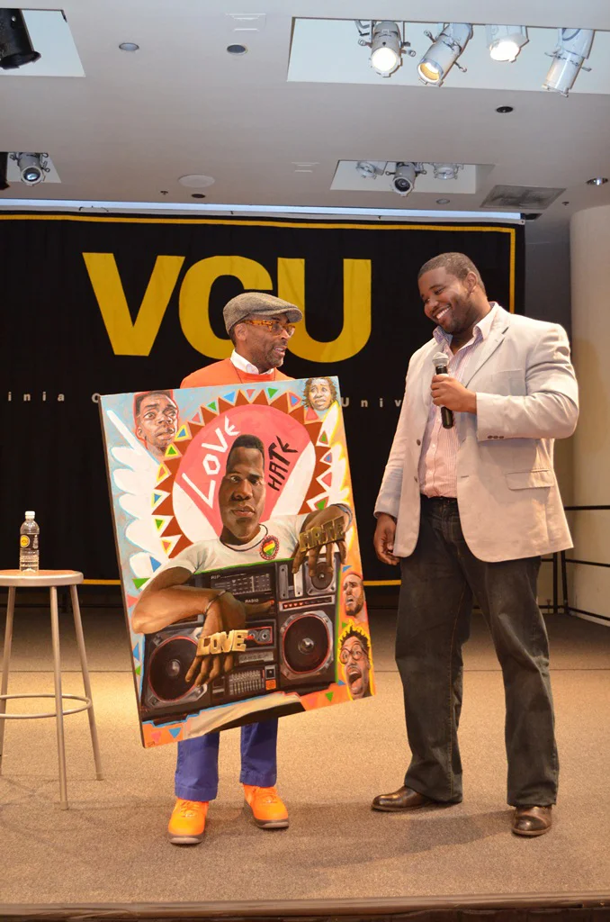 Art presentation to Spike Lee
