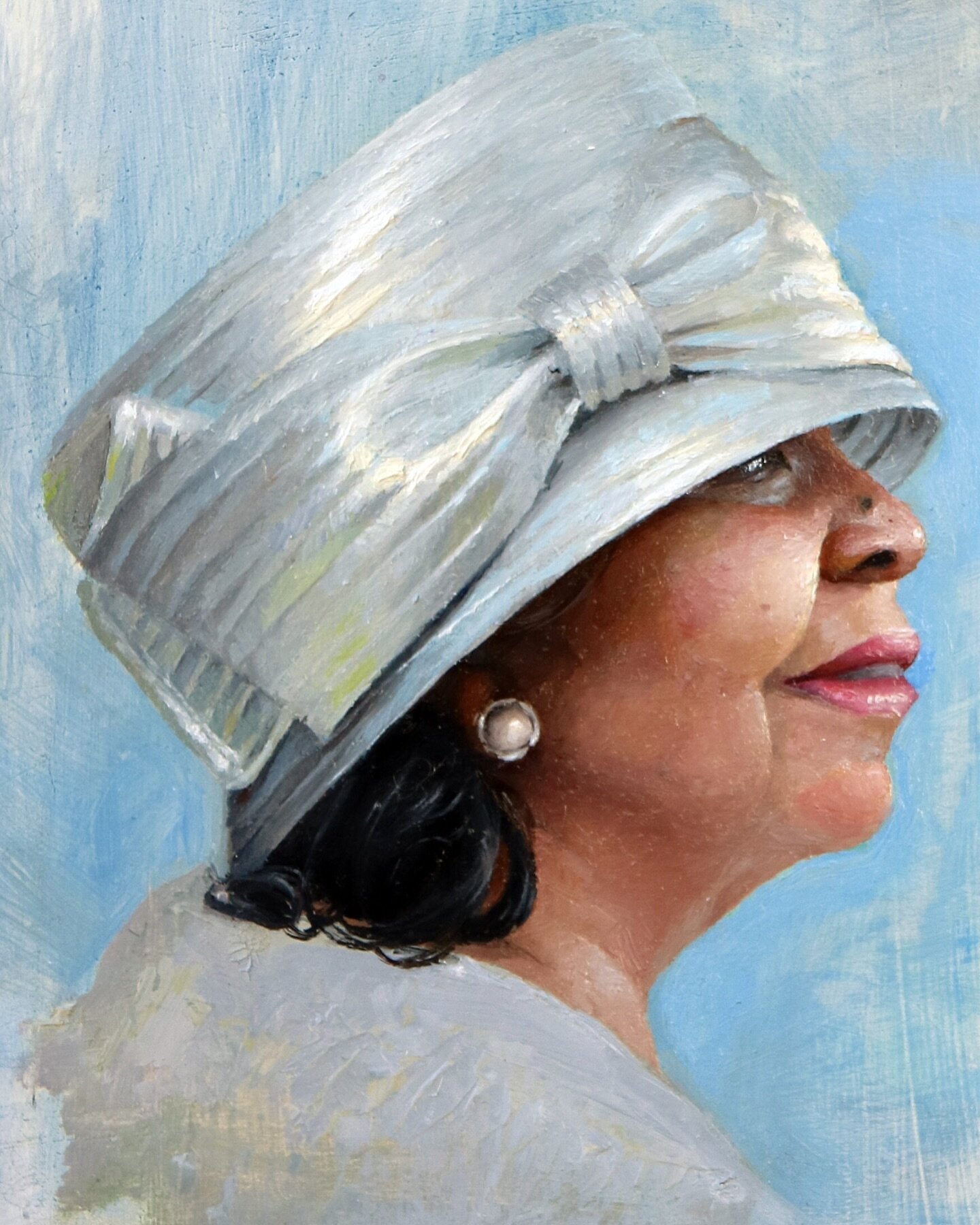 Church Hat No. 13 
5x7, Oil on Aluminum panel

#oil #oilpainting #oilonpanel #realism #paint #painting #paintings