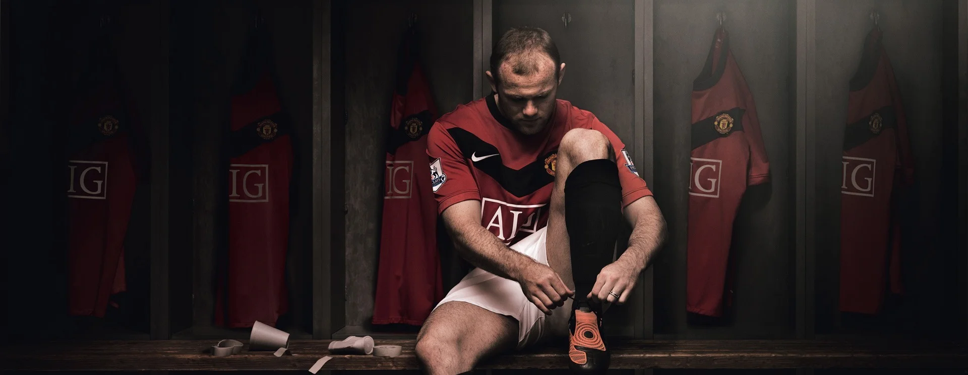 The man behind the goals