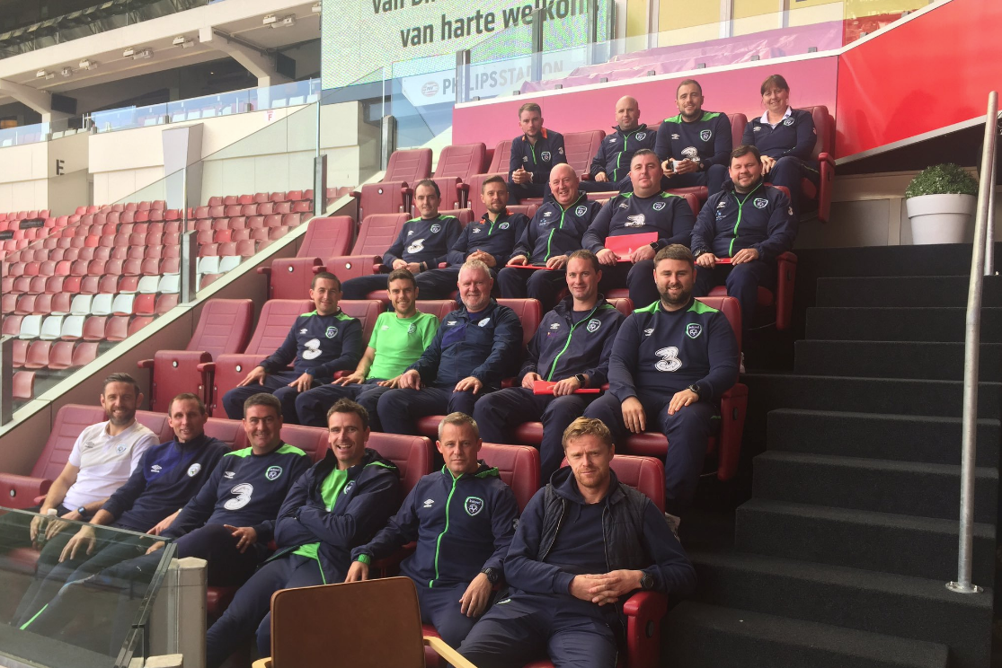 Damien Duff at PSV study visit