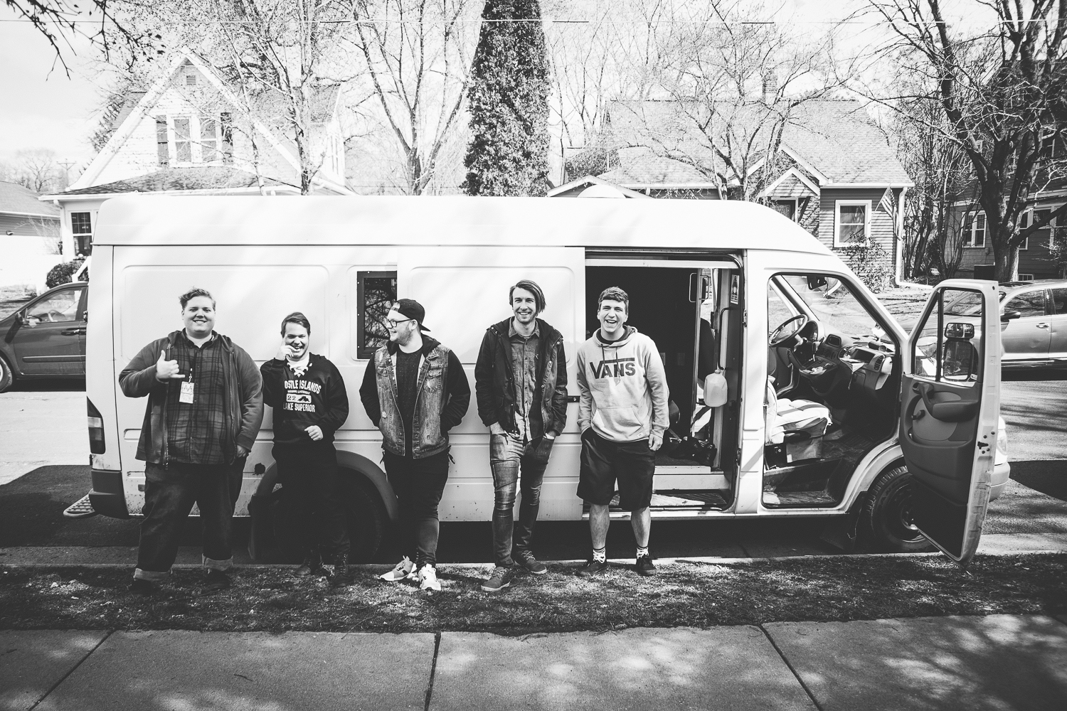 "Look at us, guys! We've never looked so pop punk!"