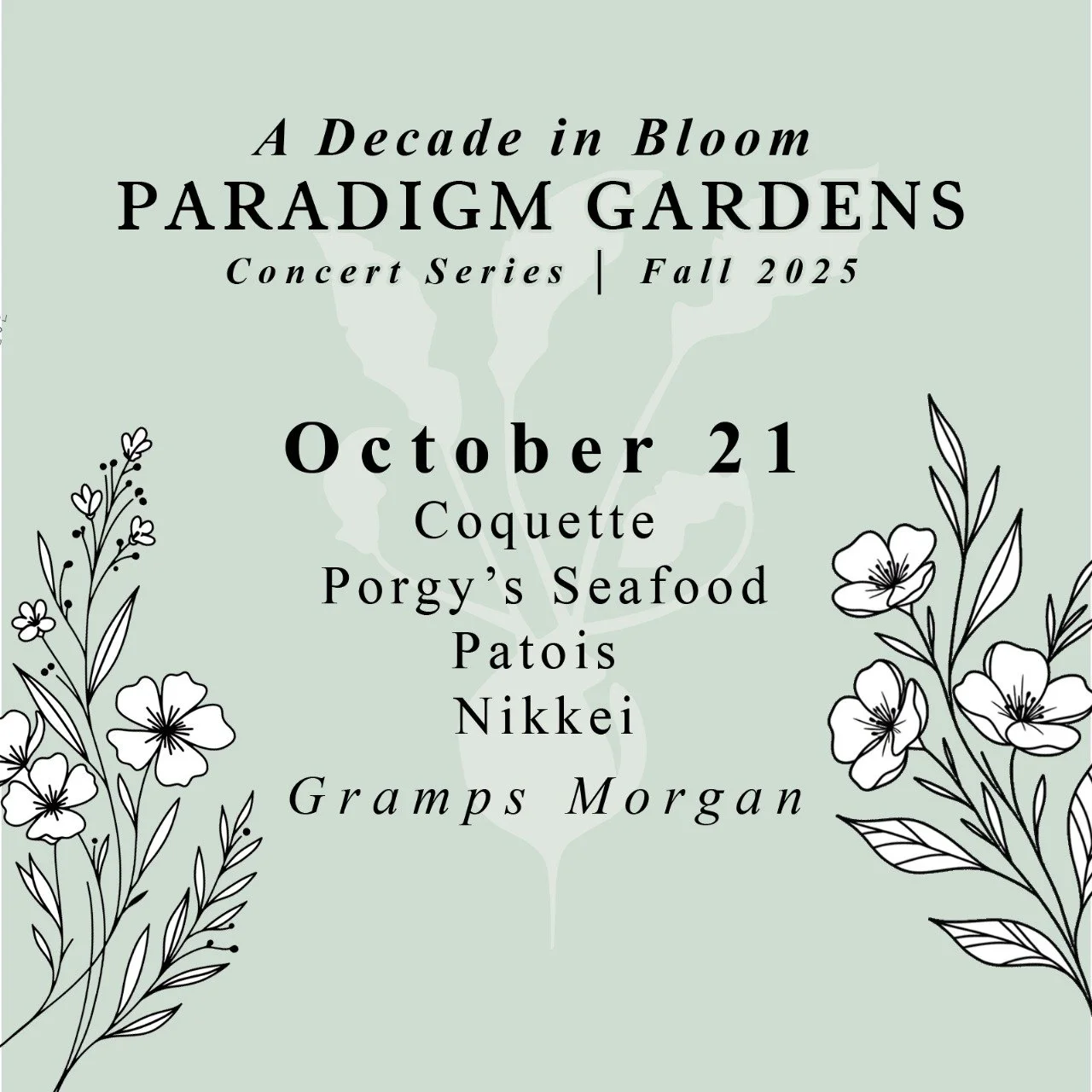 Concert Series: A Decade in bloom