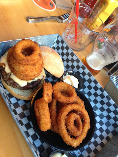 Post race burger