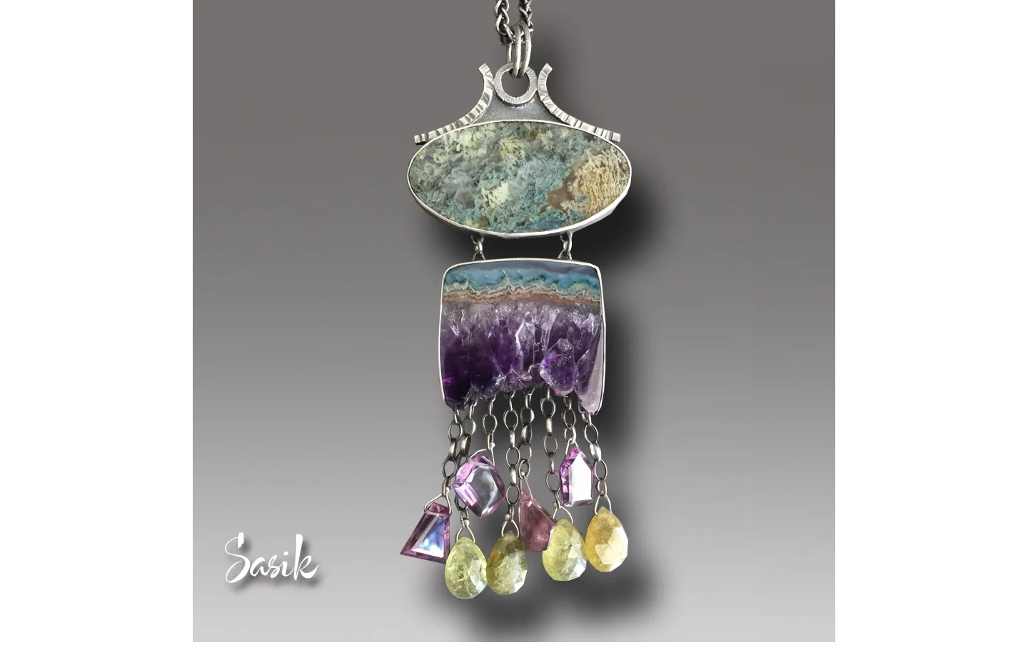 AMETHYST FOREST PENDANT