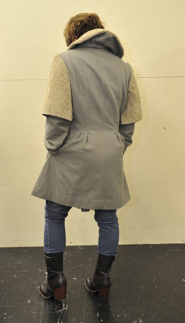 Green Denim Armour Coat