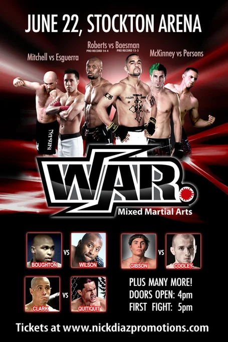Verbal Tap Productions Presents: Kevin Phillips' Review of Nick Diaz's WAR MMA