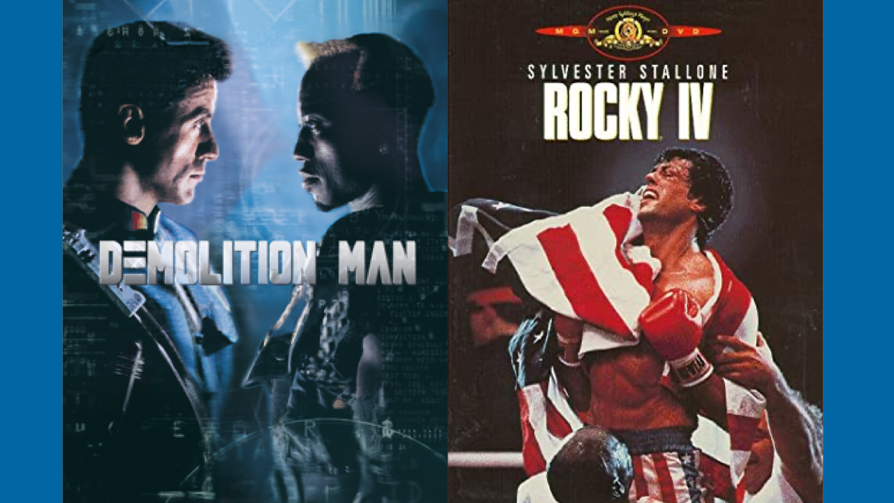 VERBAL TAP (Episode 405) MOVIE POD: Demolition Man vs Rocky 4