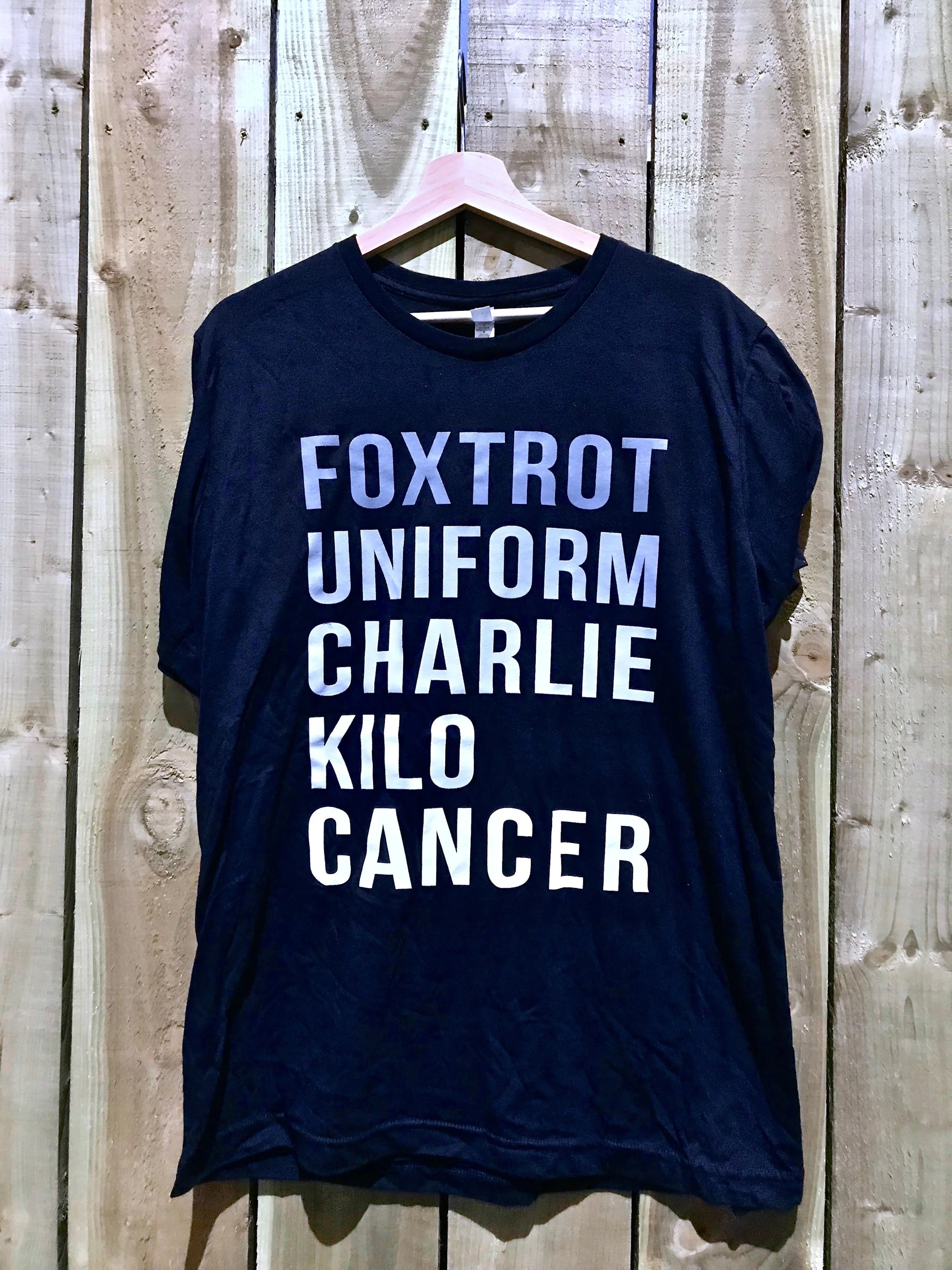 Mens FUCK Cancer Charity Shirt 