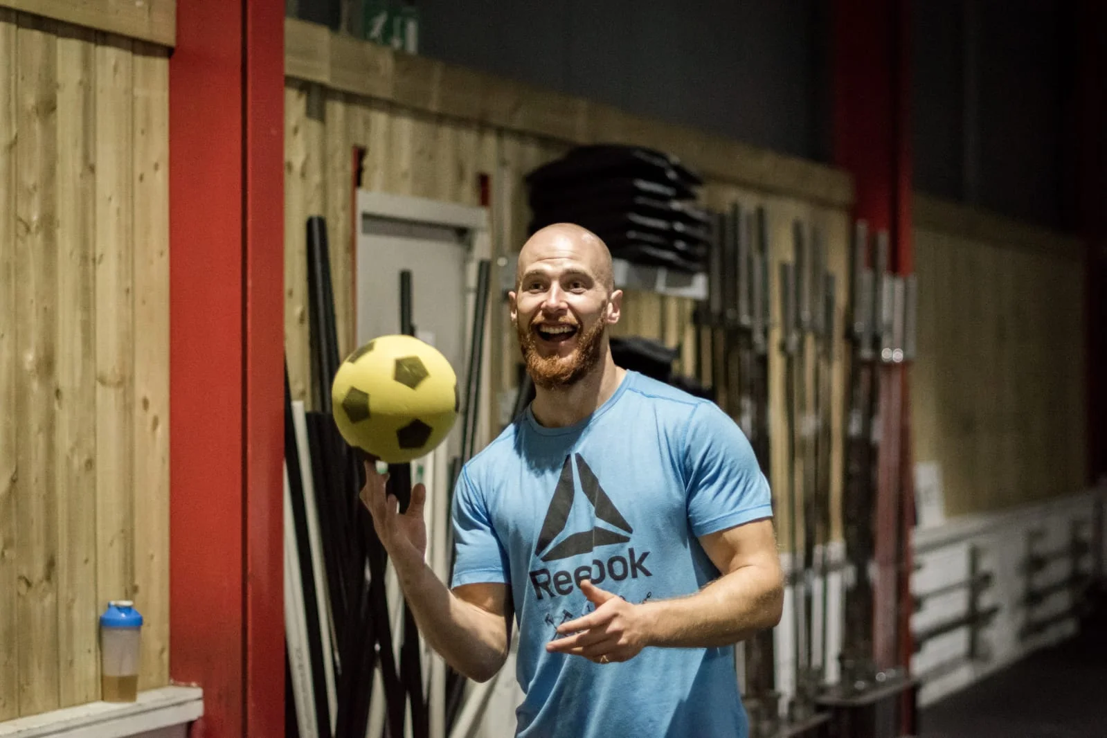 Who wouldn't want Ben and his ball as a partner? 