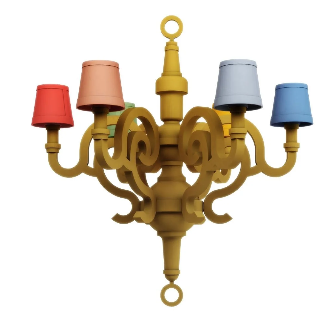 Paperwork Chandelier from Moooi - made mostly from cardboard
