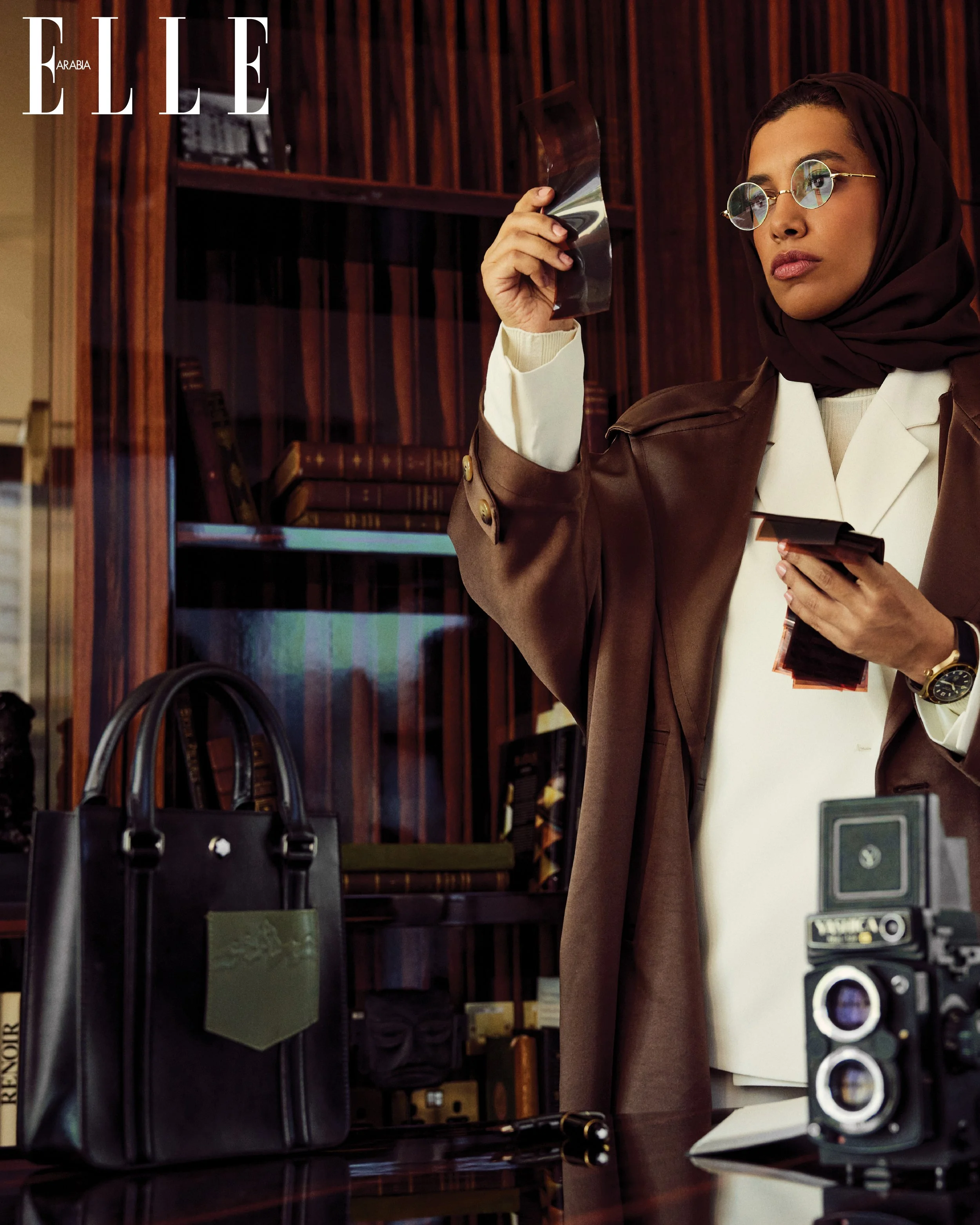 STYLING & CREATIVE DIRECTION - ELLE ARABIA NOVEMBER 2024 COVER COVER X  MONT BLANC