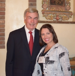 Mr. Sam Donaldson at our state's annual press women conference.
