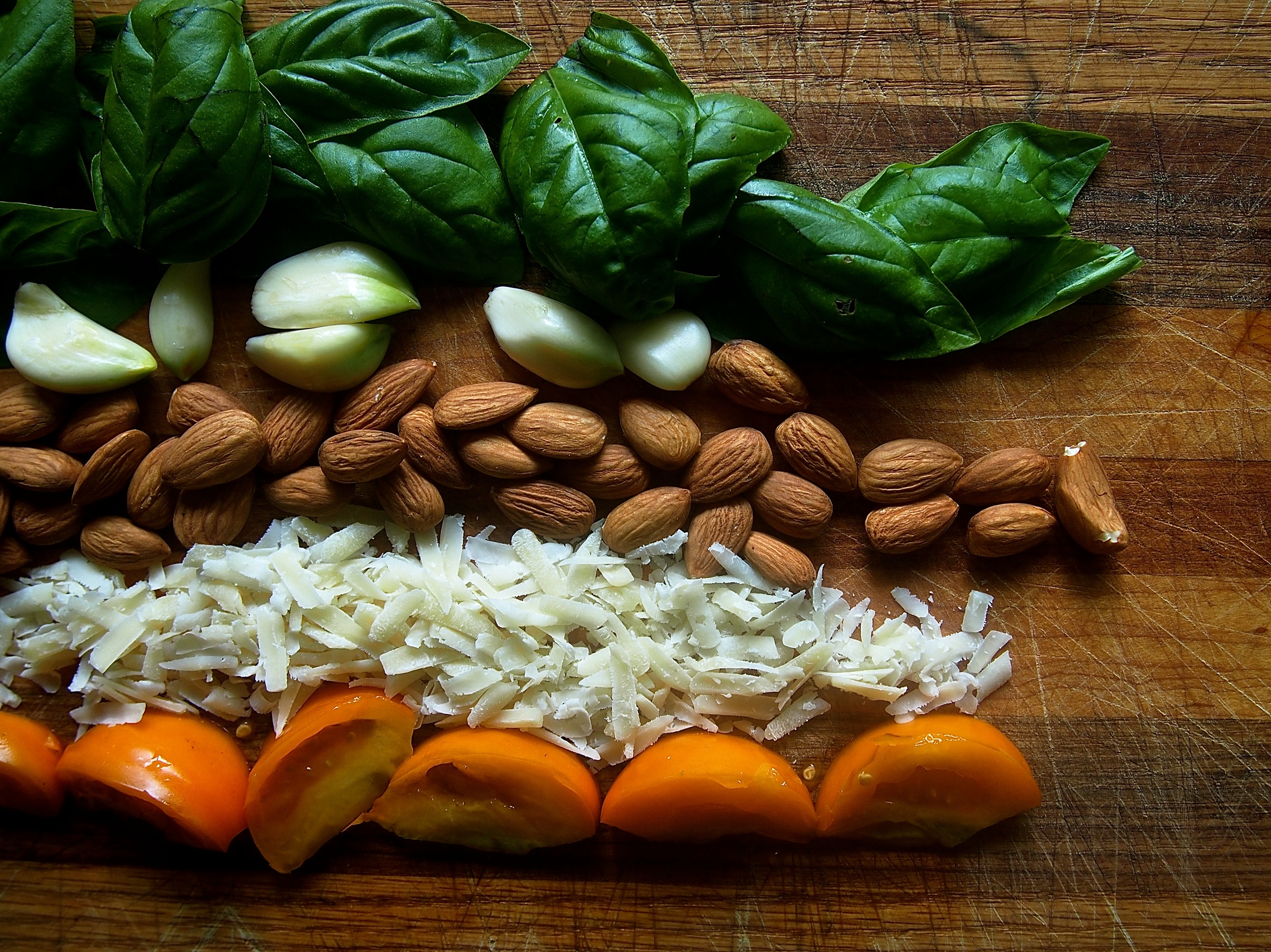 Basil pesto gets cheeky.