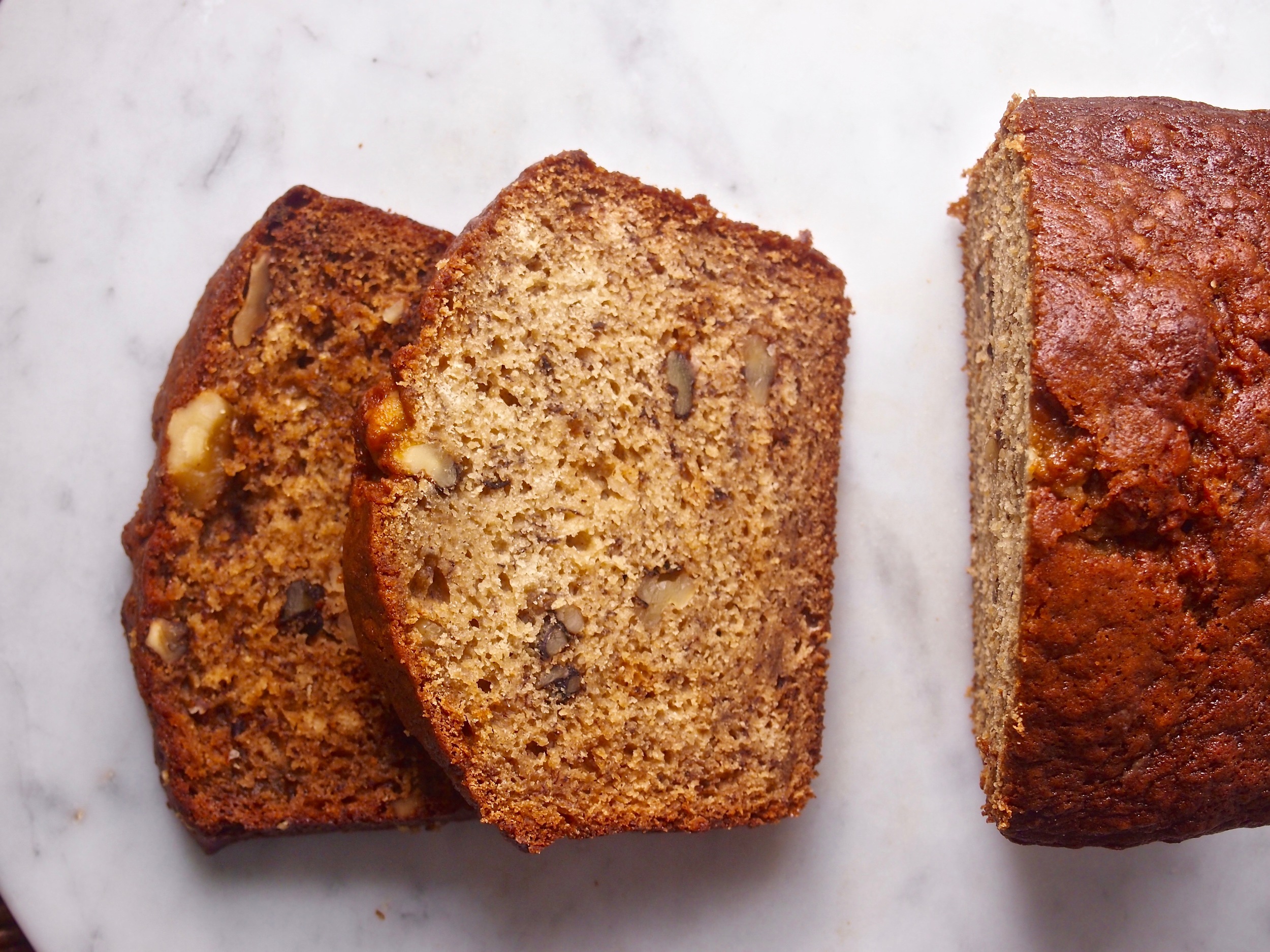 banana bread cross section