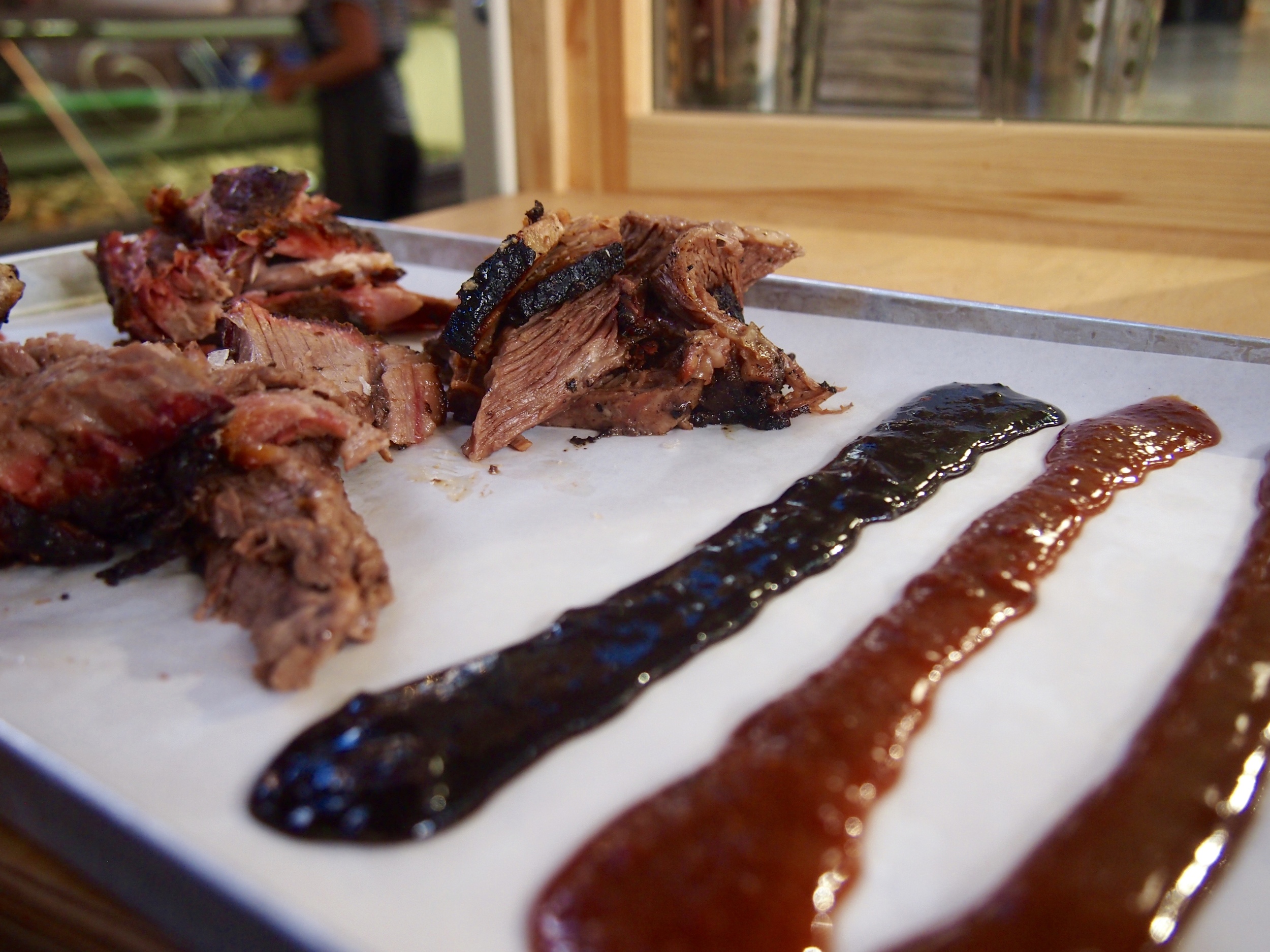 A mixed meat platter from Big Stuff - who knew veal ribs were missing from my life?!