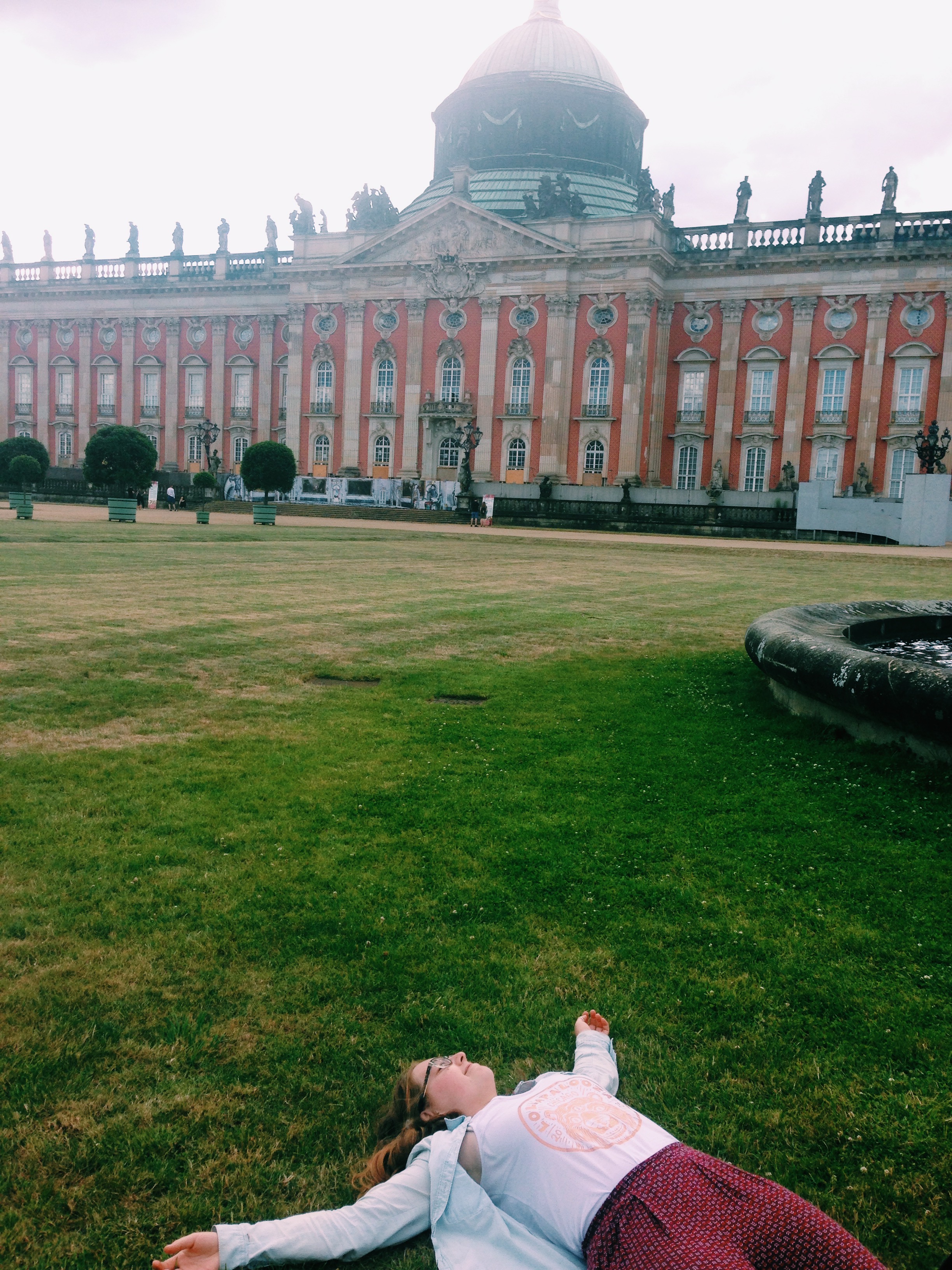 a nap on the grass is always a good reason to take a break.