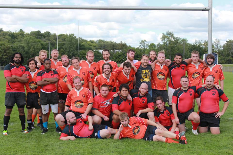 The St. Louis Crusaders (red) and the Madison Minotaurs (orange)