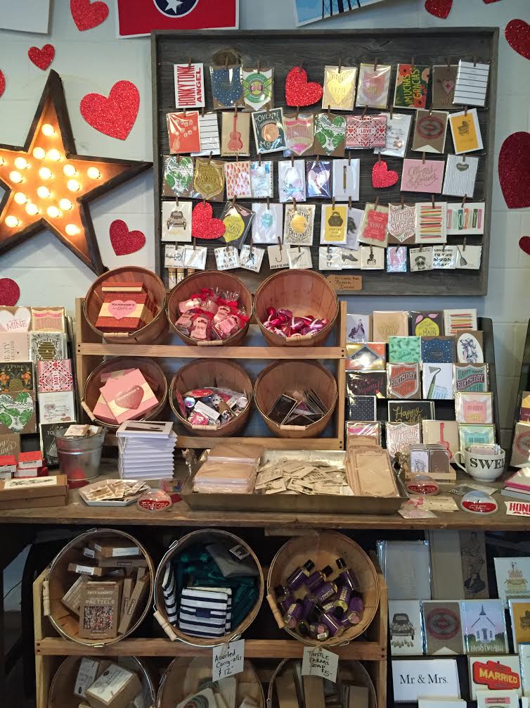 The amazing paper section in White's Mercantile! Check out those Breathless Paper Co. Cards!!