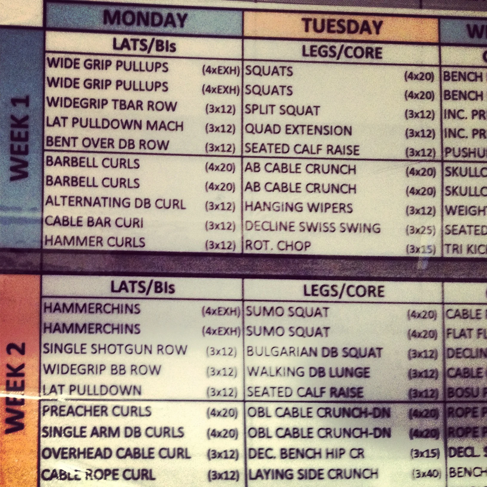 Your Workout "Routine"