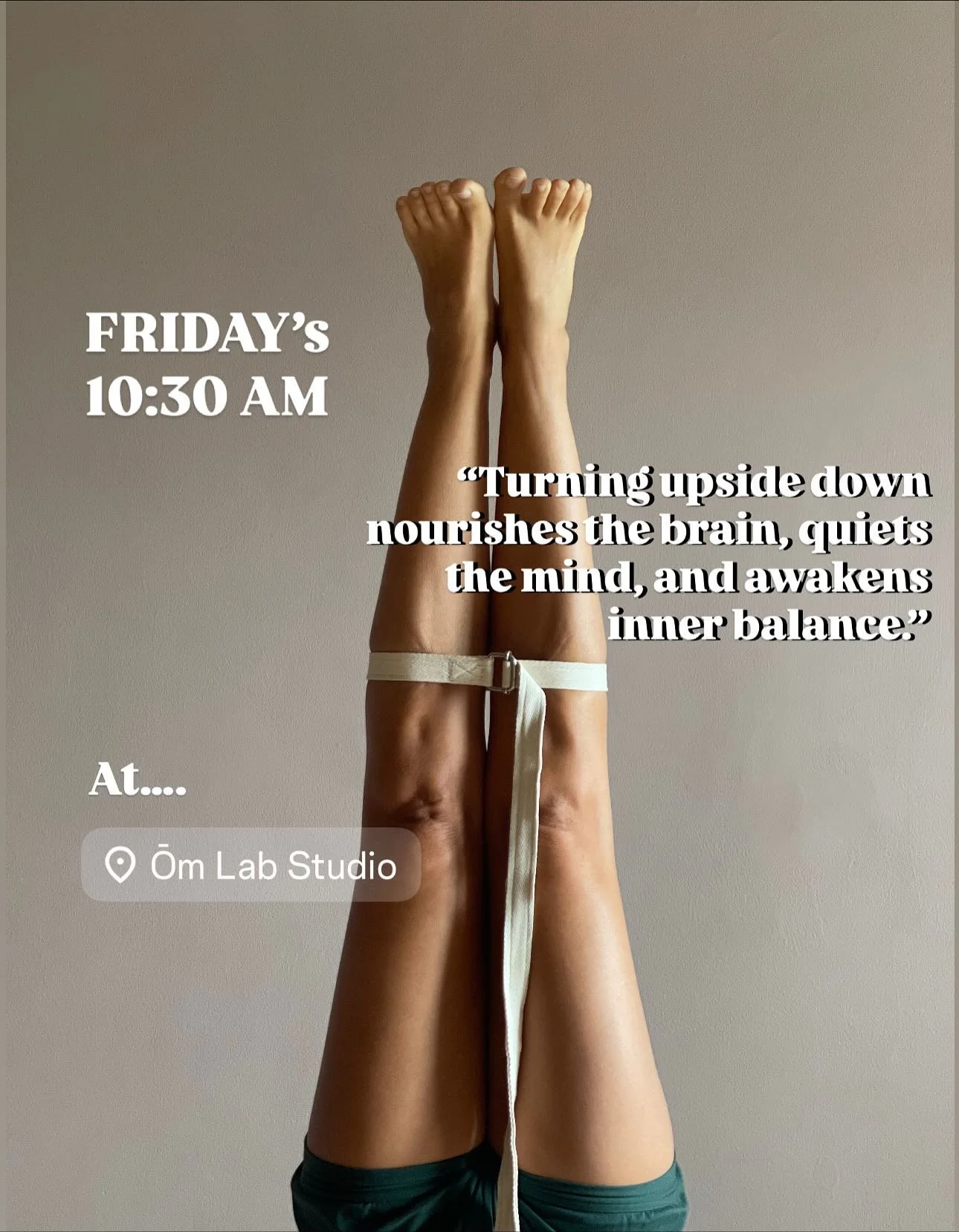 Friday’s at 10:30 AM at @omlabstudio 🧘🏻‍♀️
#iyengar #iyengaryogaeverysingleday #iyengaryogaporto