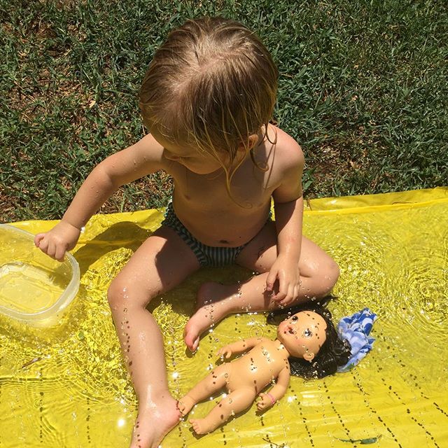 My little water bug!! ☀️💦