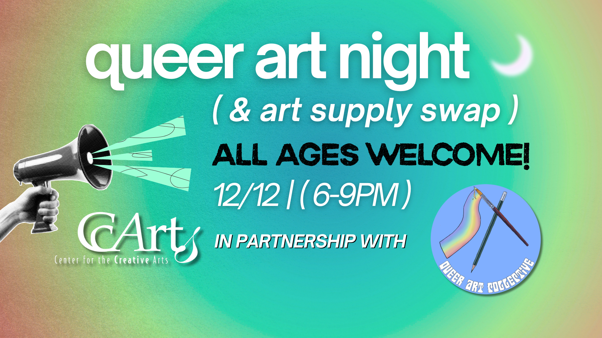 Queer Art Night &amp; Art Supply Swap - ALL AGES!