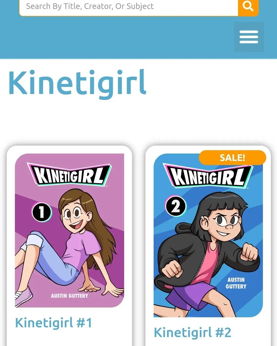 Hi! The publisher FINALLY got the links up for both episodes for sale, so now anyone can officially get a copy of Kinetigirl if they like! You can follow the link up top or go to indyplanet.com/kinetigirl. Thank you guys so much for all your support!