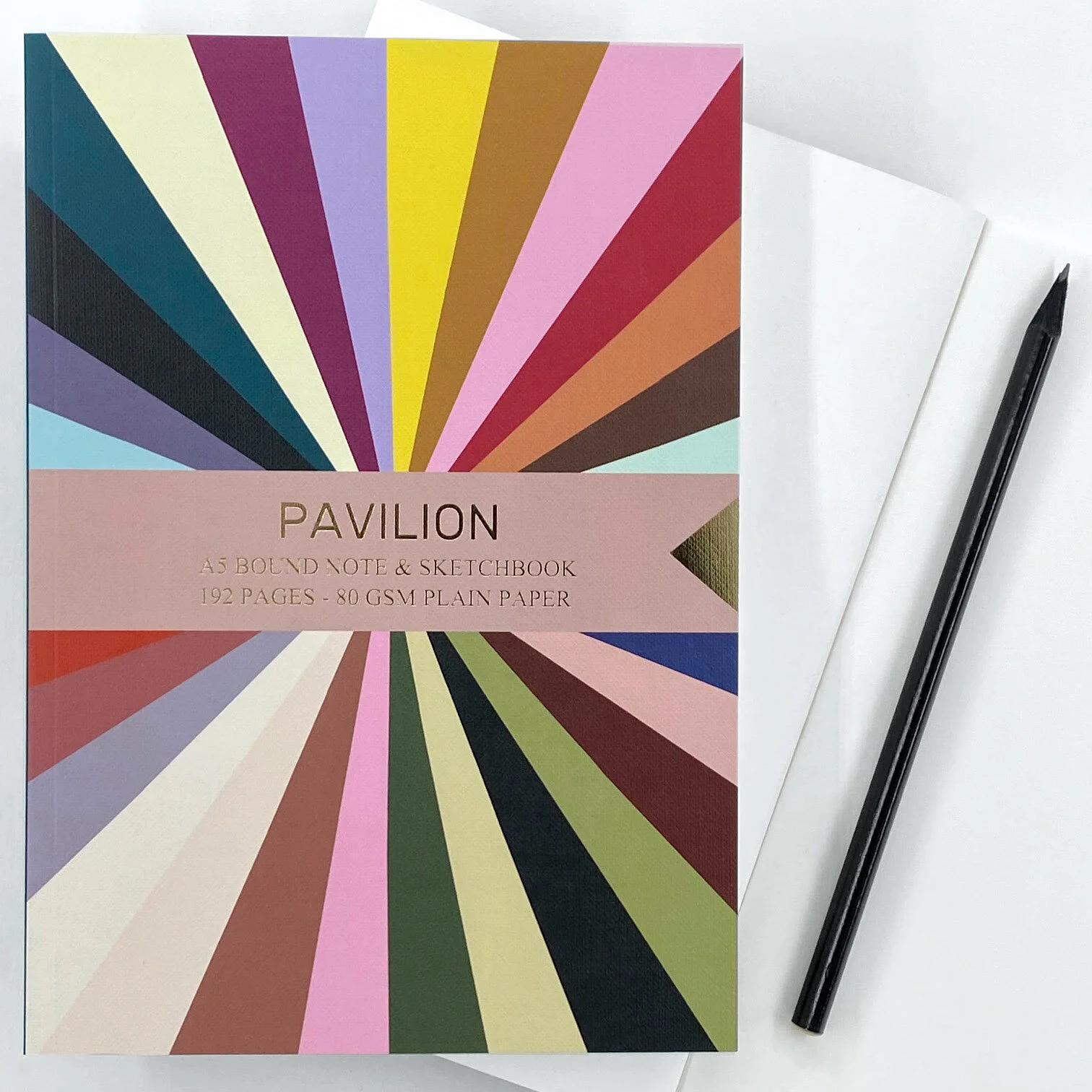 Radar Festival - A5 Buckram Embossed Foiled Sketchbook / Notebook