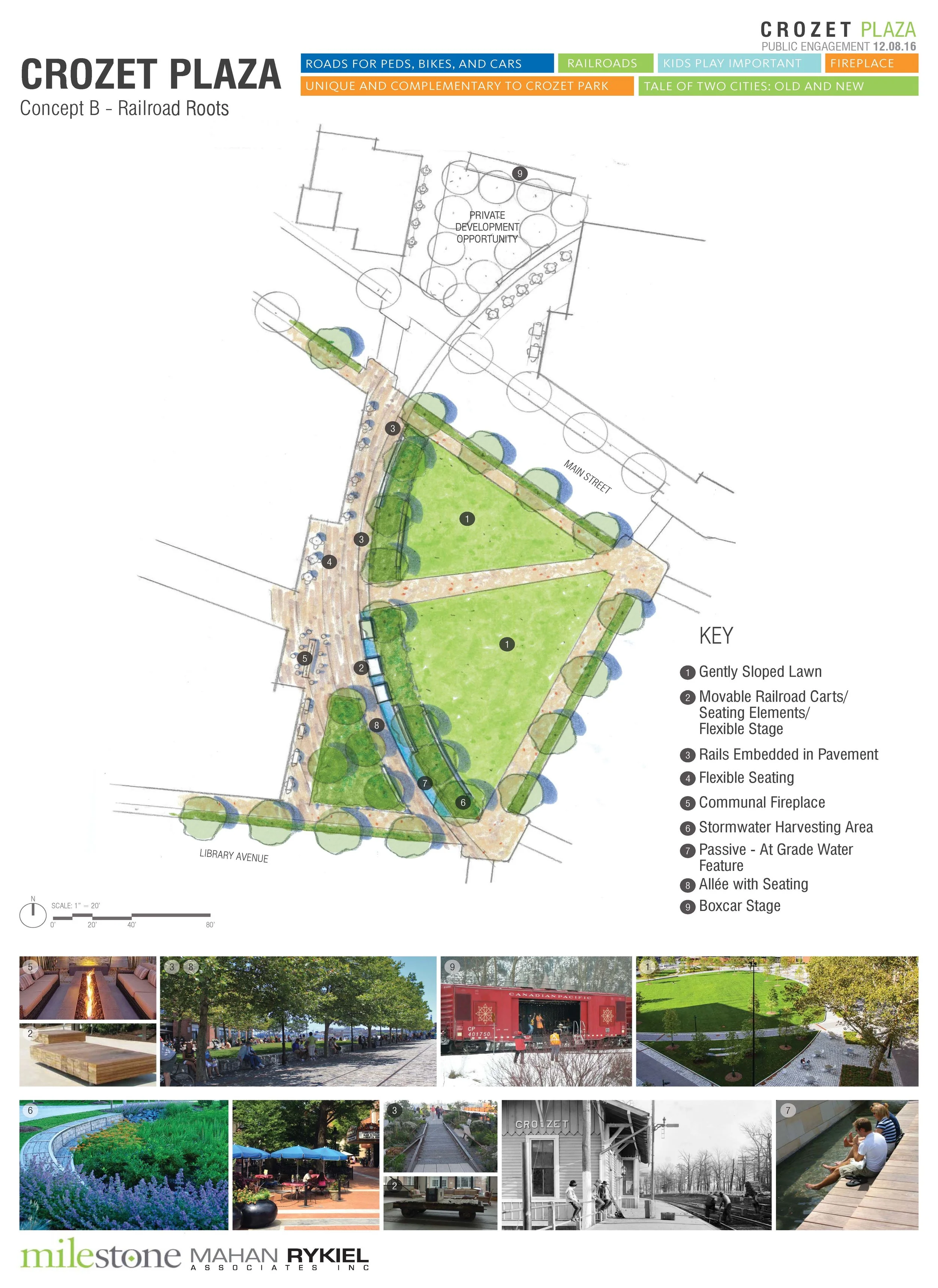 Crozet Plaza Design B