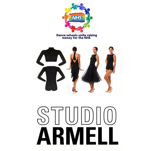 Excited to have teamed up with Dance Schools Unite to help raise money for the NHS. Enter for your chance to win a Studio Armell Practicewear package worth over &pound;450. Loads of other great prizes to be won also. Link in our bio.