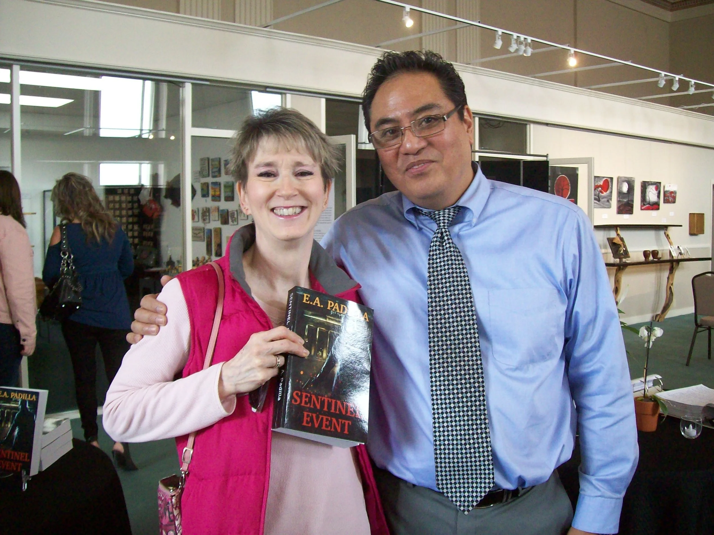 EAP with Jean Sweet and book.JPG