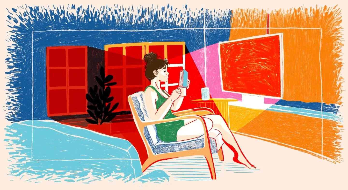 Another quick one for @npr Science. Apparently red light therapy might actually work? 

#illustration #illustrator #editorialillustration #redlighttheraphy #beautyinfluencer