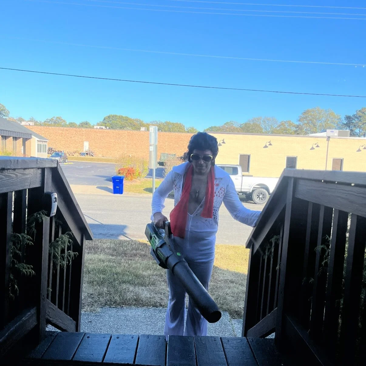 We want to just take a moment to shine light on a member of our community that literally always shows up when we need him without asking. You might have seen him mowing the grass, blowing leaves to clear the entrance, or when he&rsquo;s brought party