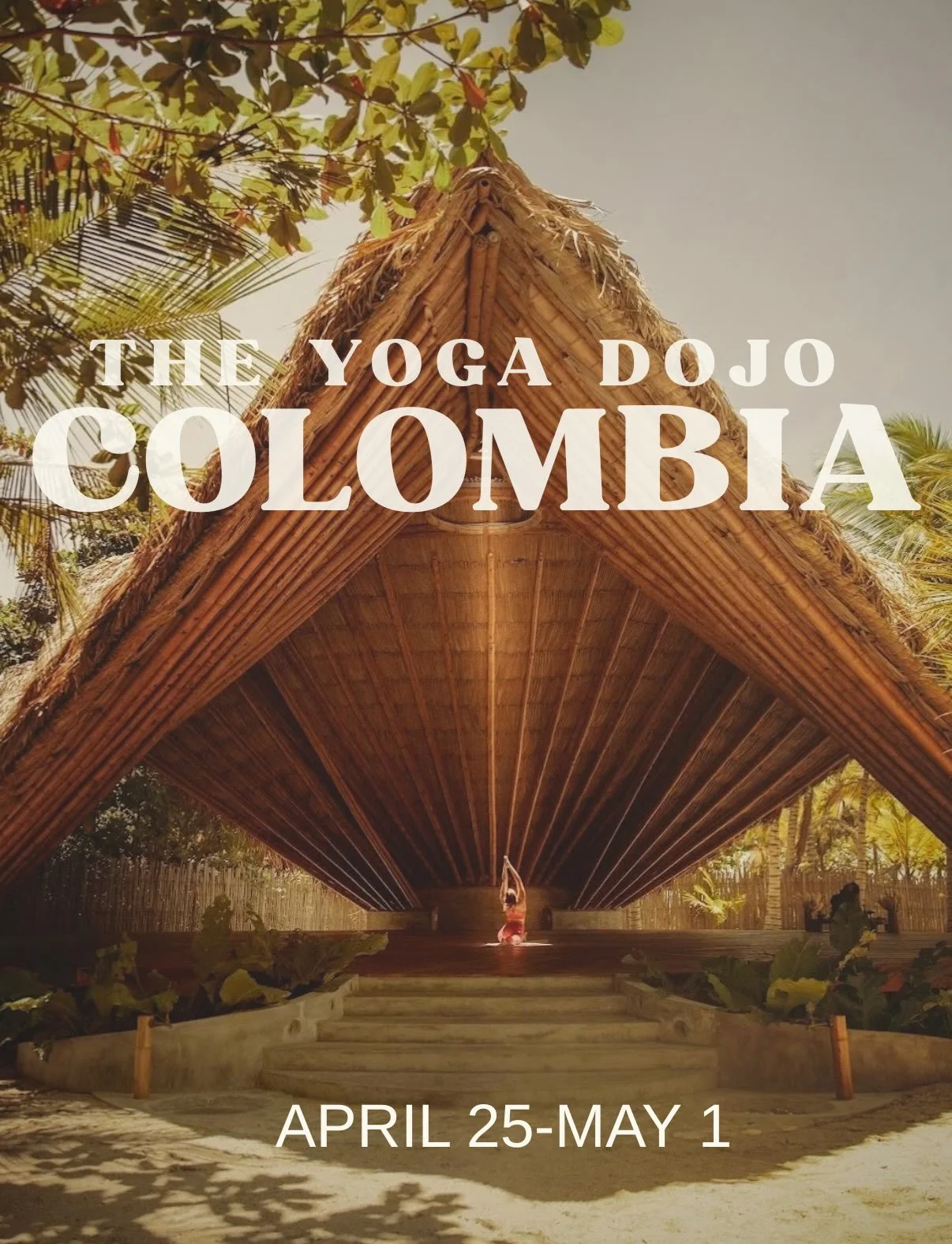Announcing our 2027 retreat to COLOMBIA! Join Adrian and Lauren on April 25-May 1 for 6 days/nights @gitanadelmarbeachresort in the Heart of the World! Immerse yourself in practice, local culture, beach vibes, and the perfect balance of adventure and