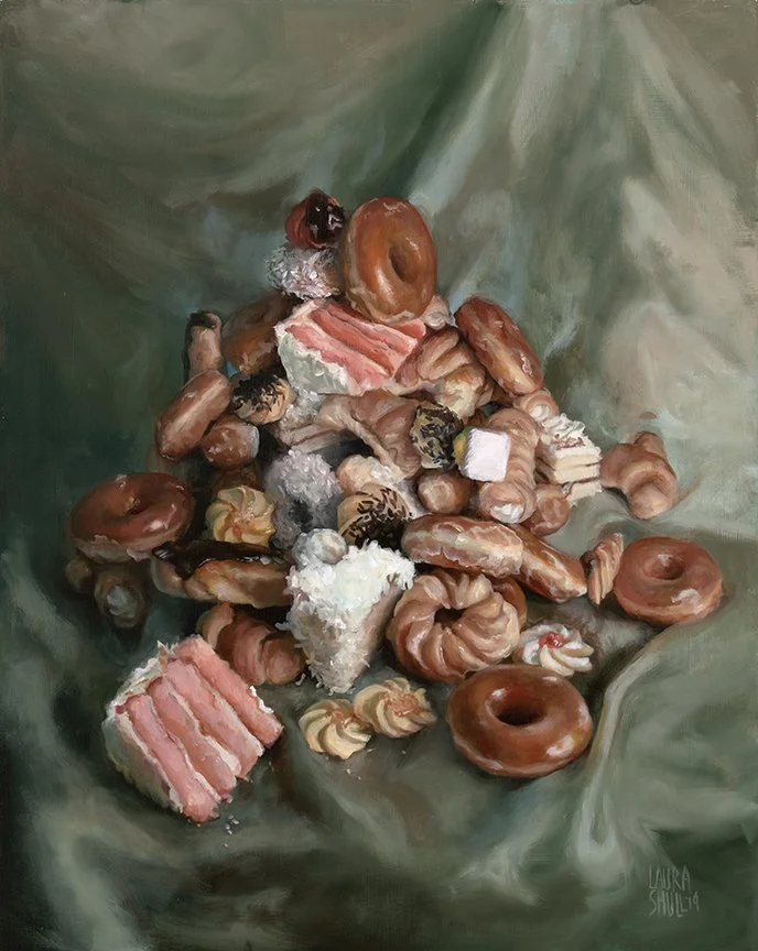 Dessert Still Life | oil on panel | 16" x 20" | sold