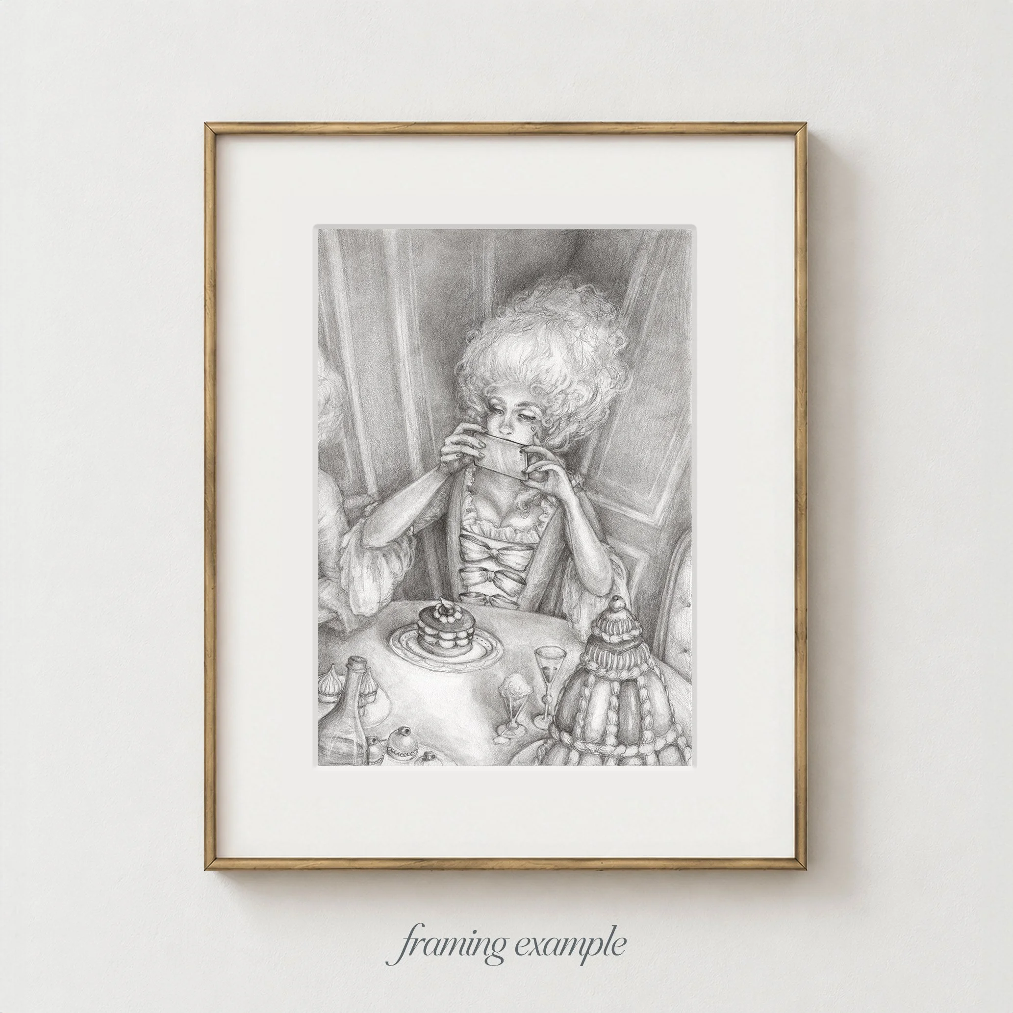 PrintMockup_TheDinnerPartyDwg_framed_2b.jpg