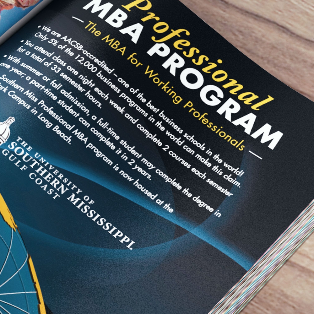 MBA Program Print Ad