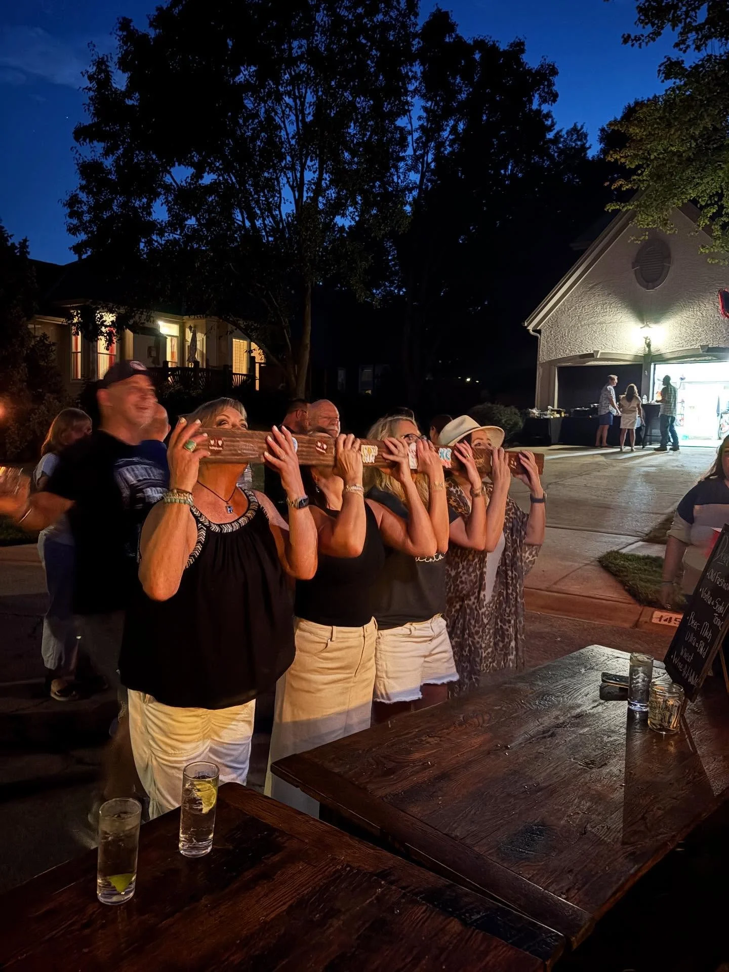 The WolfPig shot ski made its debut celebrating a 60th birthday!!
