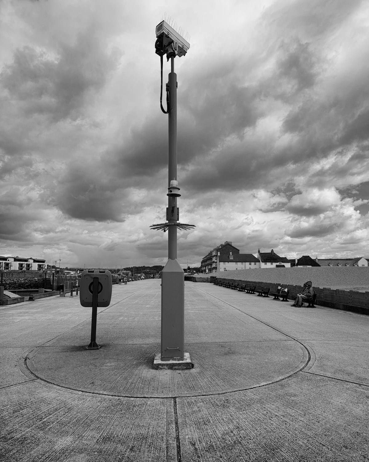 People watching, West Bay, Dorset.